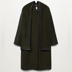 Mango Straight Cut Wool Coat